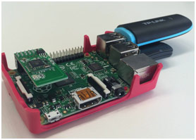 Data box where PAM and Environment sensor data is collected. 